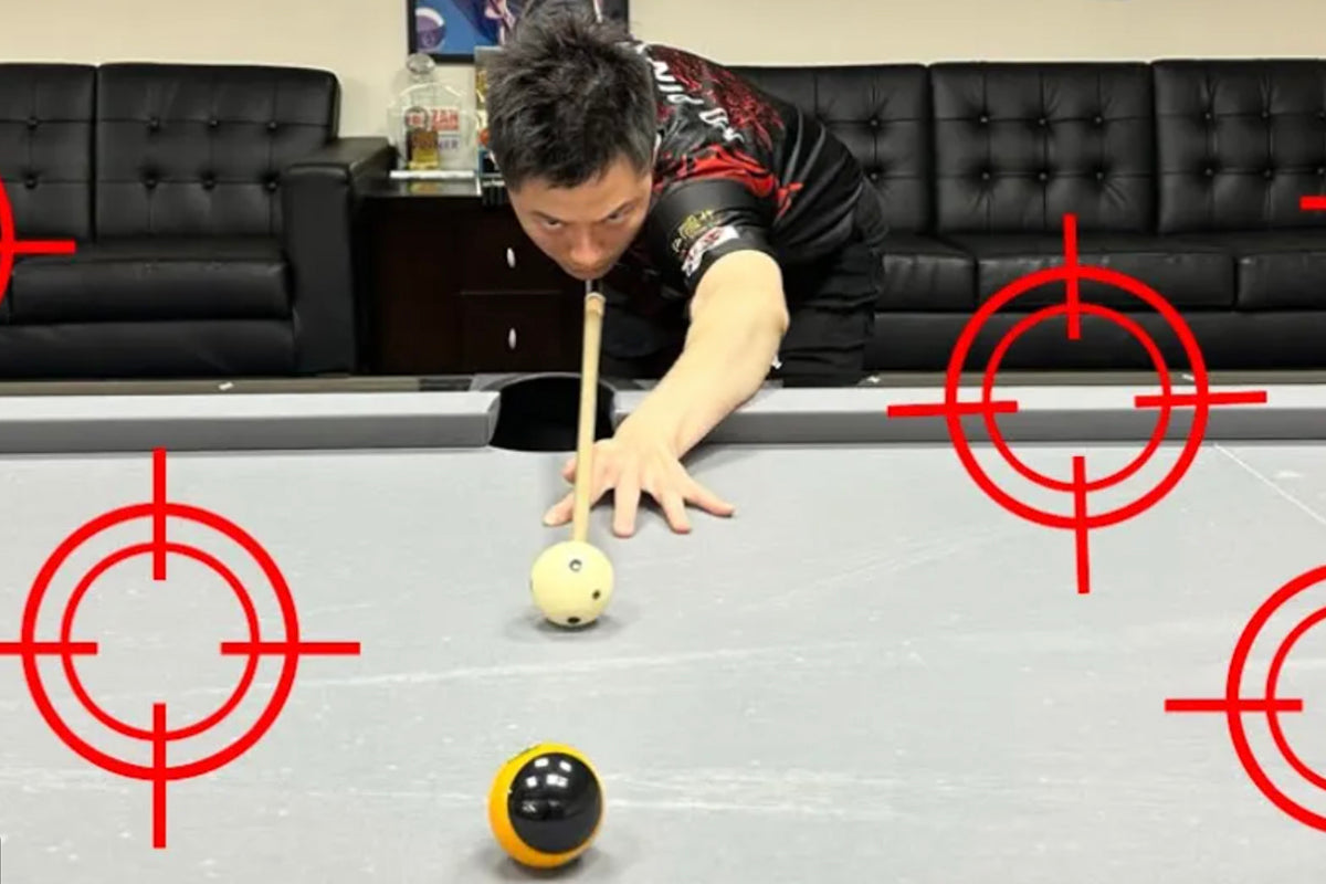 KO PIN YI's Billiards Teaching: How to Aim in Pool