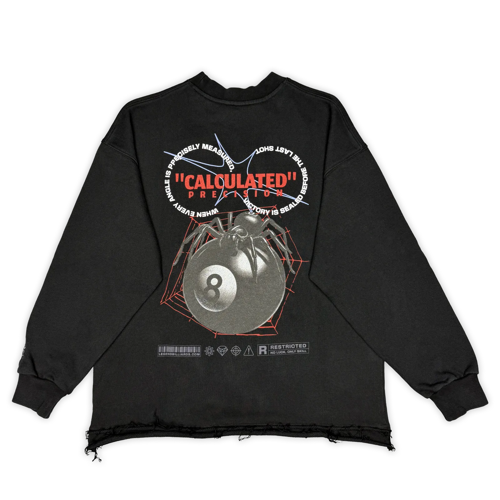 Spider Precision Oversized Graphic Sweatshirt