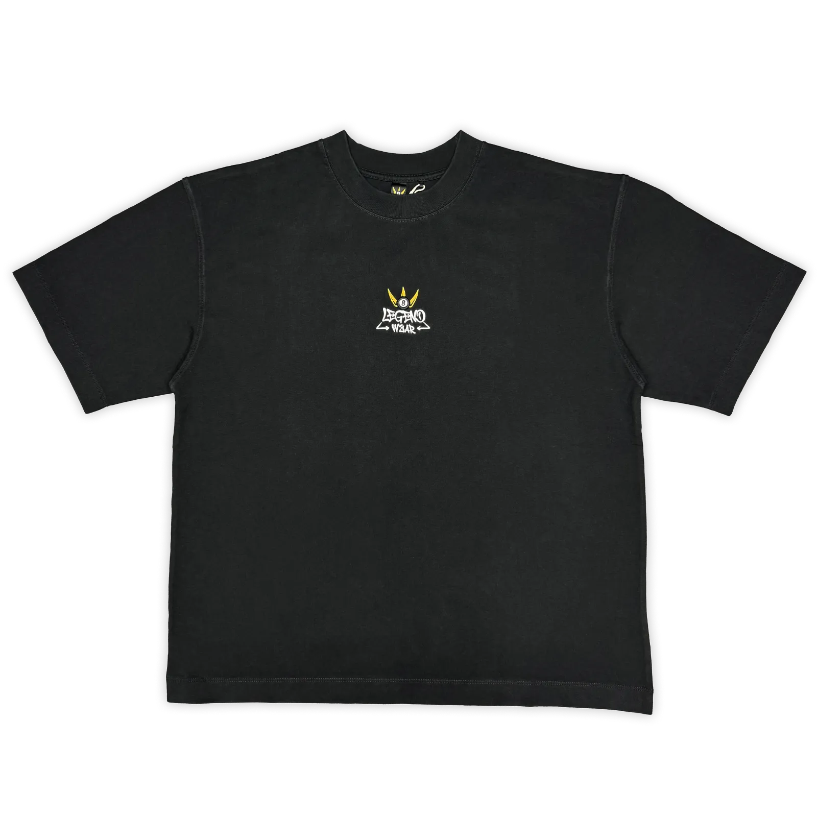 Spider Precision Oversized Graphic Tee – Black