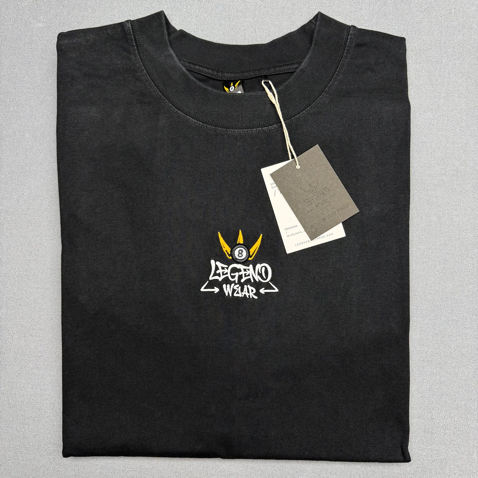 Spider Precision Oversized Graphic Tee – Black
