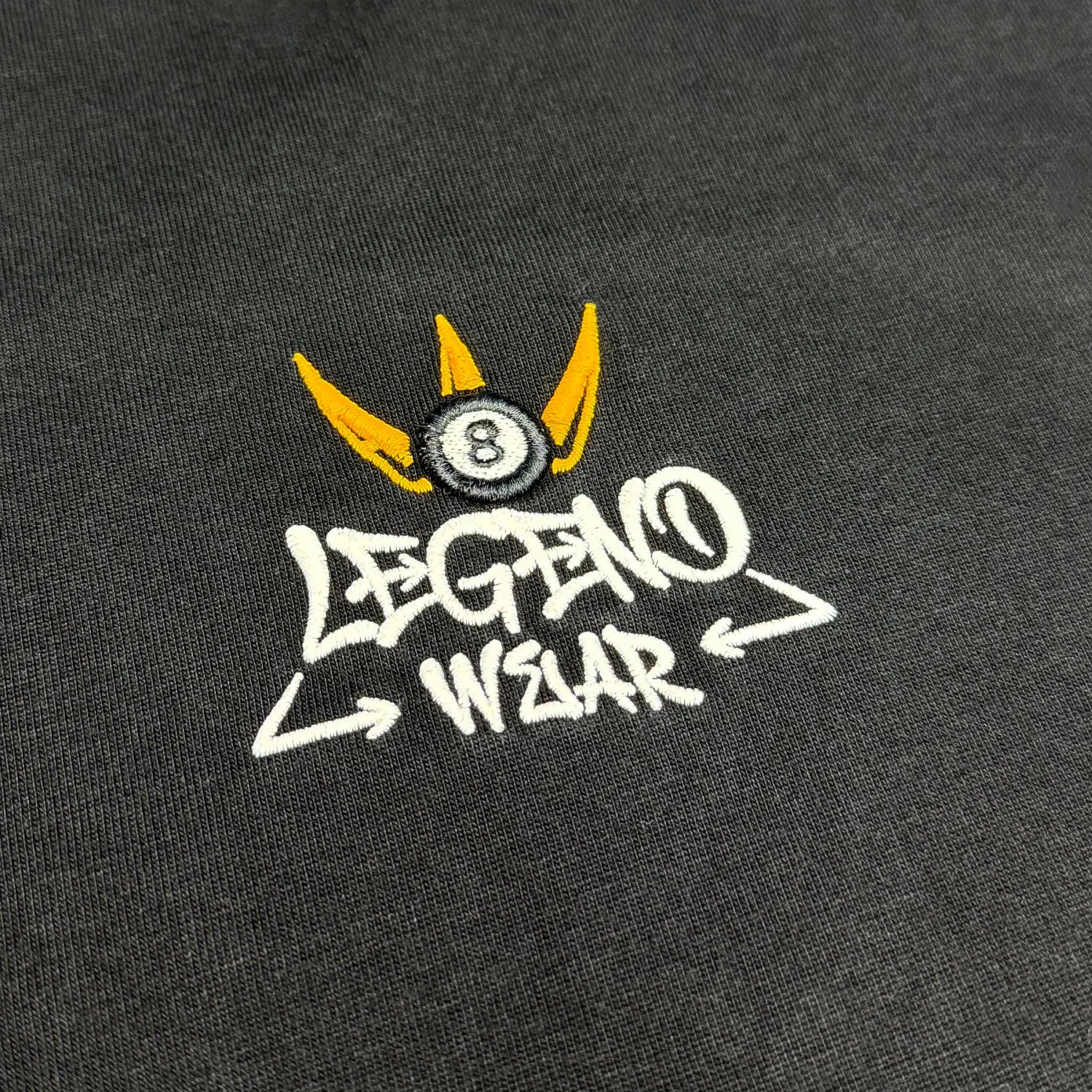 8 Ball Fortune Oversized Graphic Tee - Black