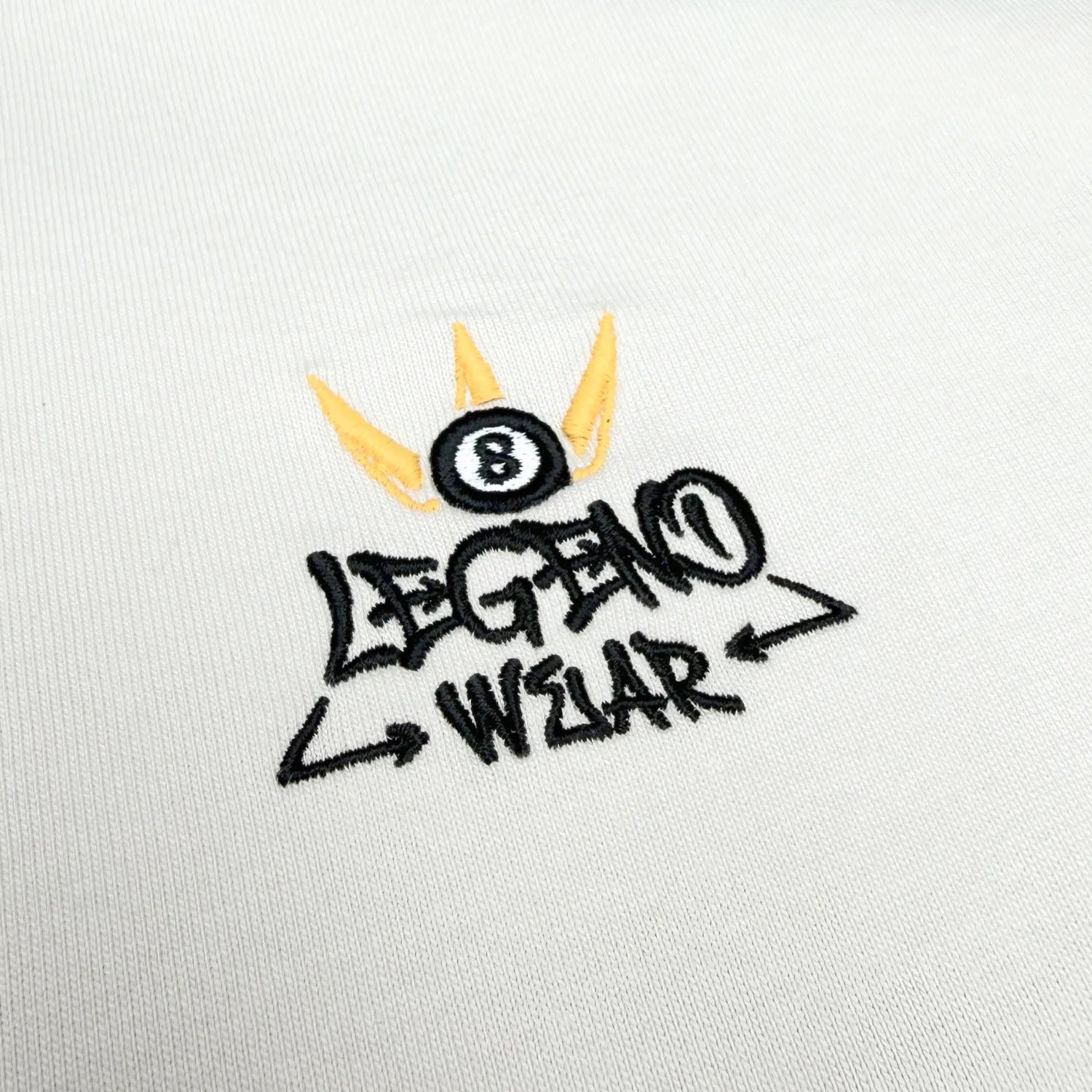 9 Ball Fortune Oversized Graphic Tee - Cream