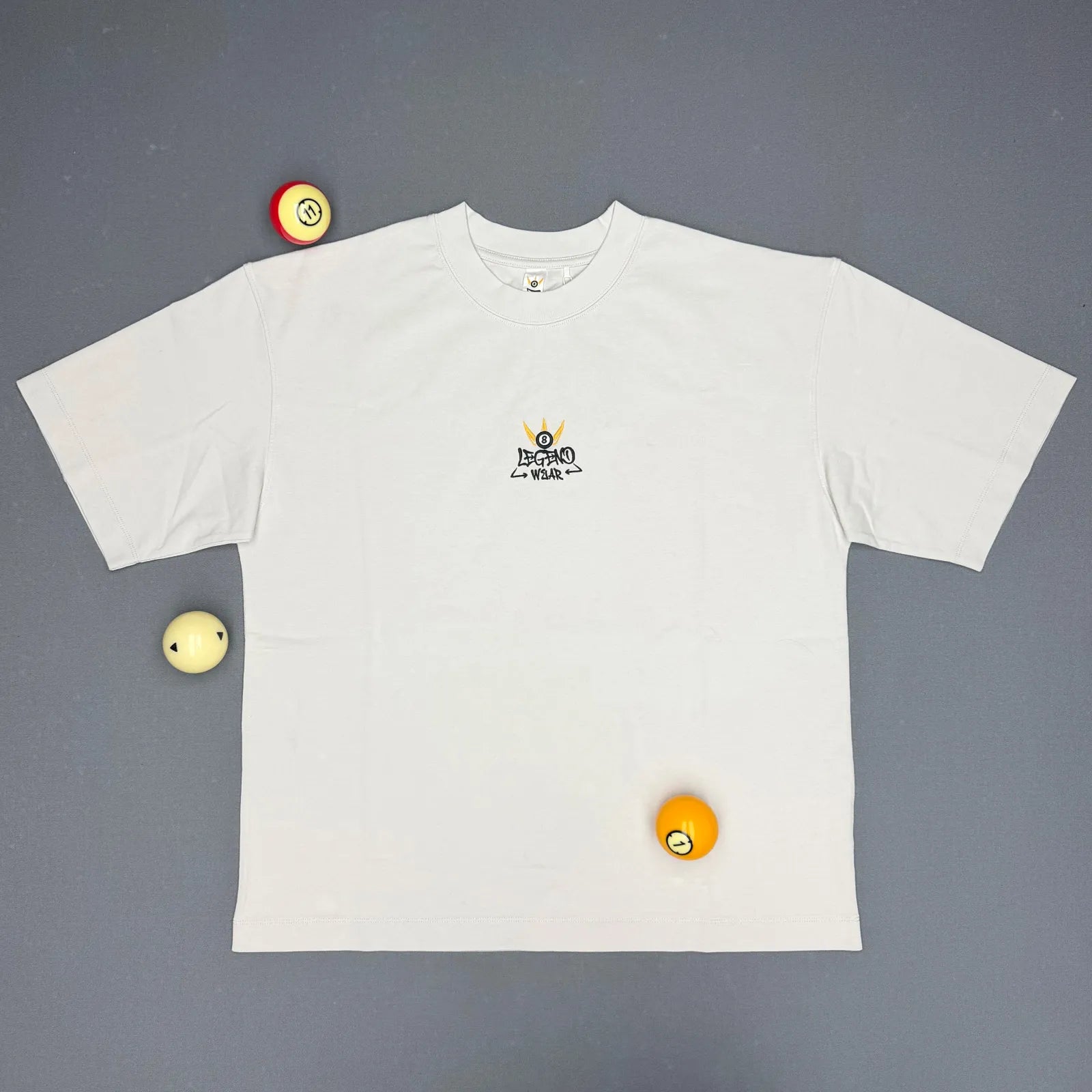 Spider Precision Oversized Graphic Tee – Cream